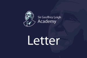 Sir Geoffrey Leigh Academy Letter image